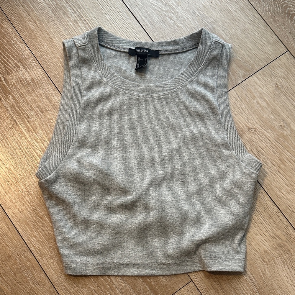 Forever 21 Heather Gray Tank Top